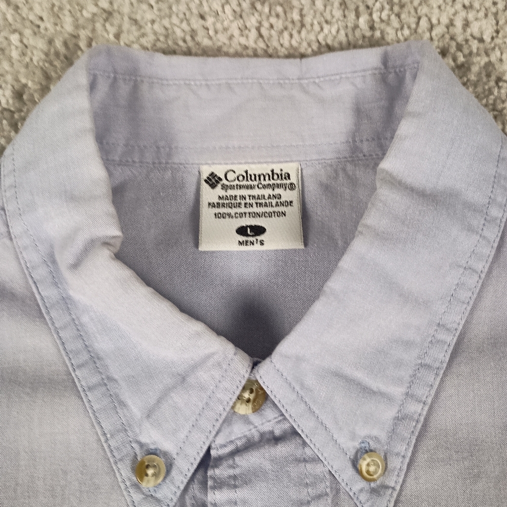 Columbia PFG‎ Embroidered Mahi Mahi Mens Shirt L - Picture 10 of 13